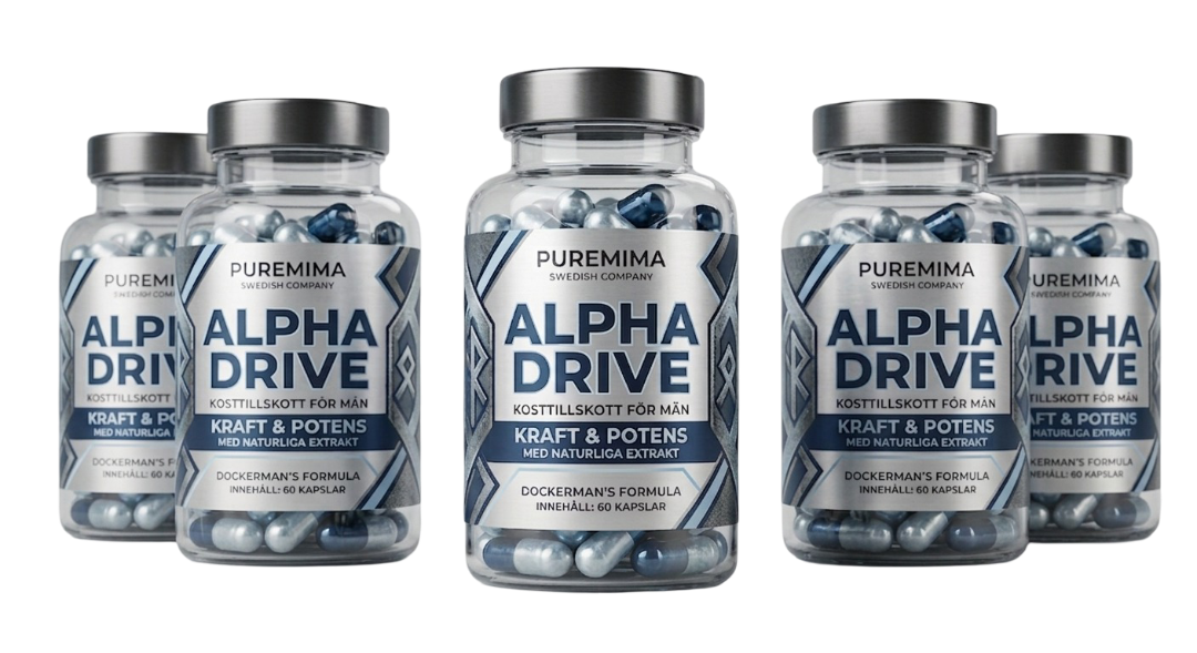Fem burkar Alpha Drive i årspaketet